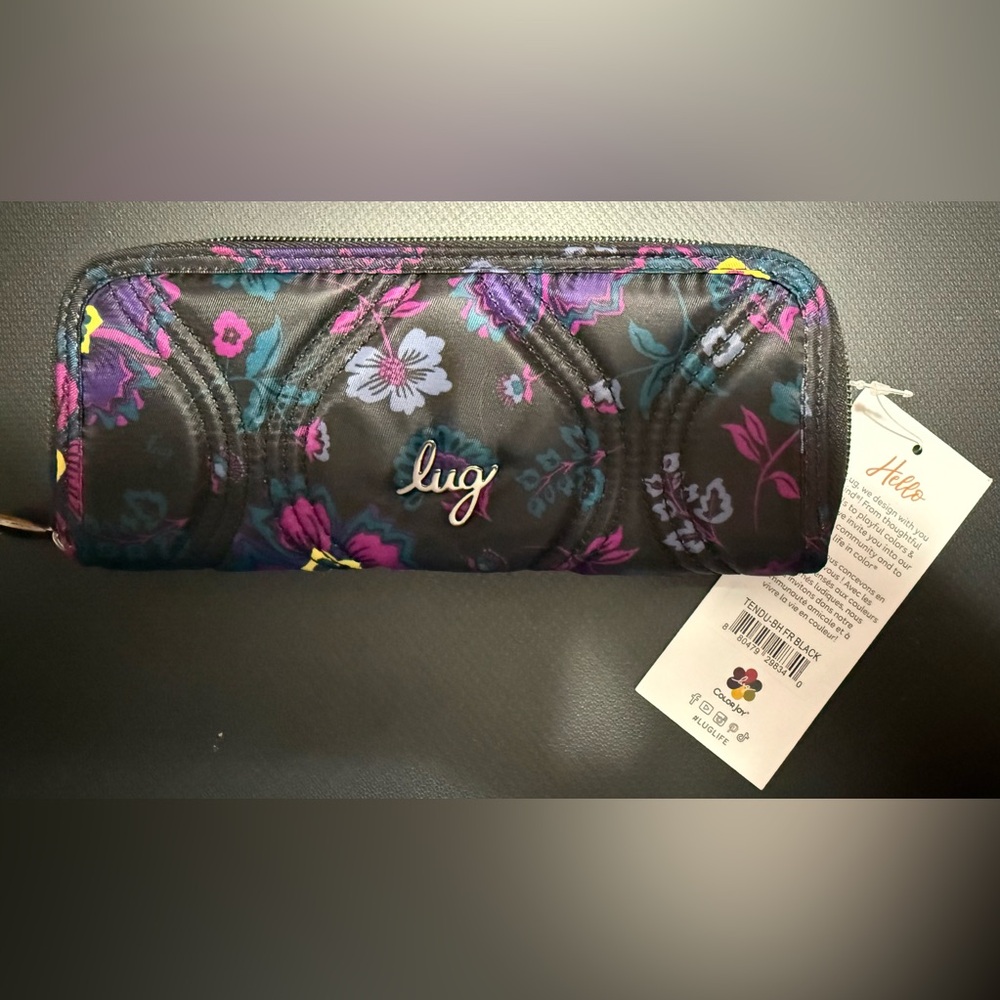 Lug Tendu Wallet in Boho Floral NWT